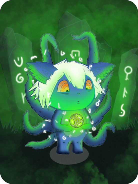 Vis arcana, antiquam et occultam naturae energiam vehens.