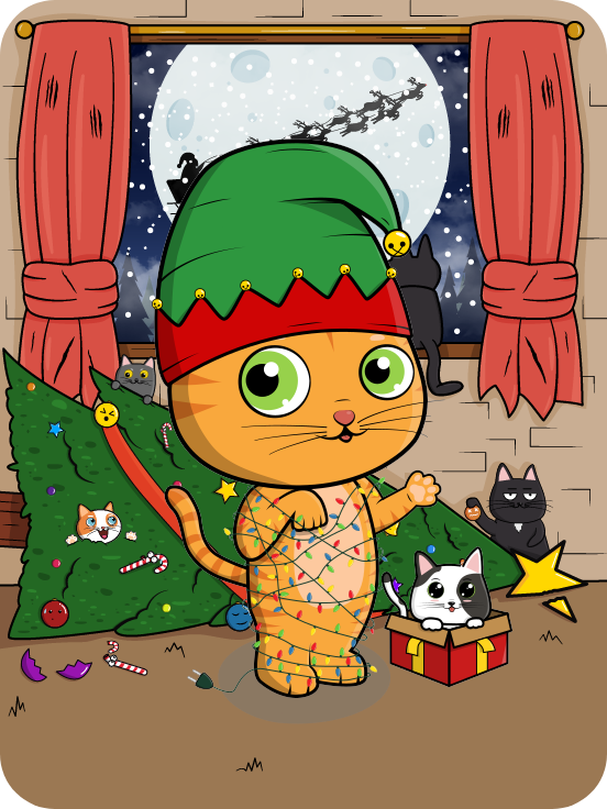 Cat owners will understand. Merry Christmas!