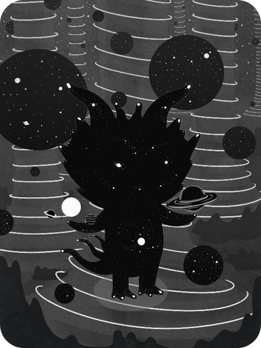 The universe bends to their will, every star a stroke of their design.